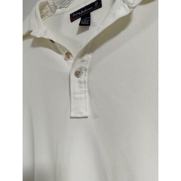 Tommy Bahama Ivory Comfort PGA West Cotton Golf Polo Shirt Men's Large - Picture 3 of 6